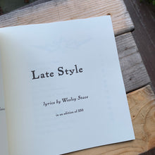 Load image into Gallery viewer, LATE STYLE - lyric book & single