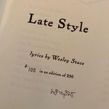 Load image into Gallery viewer, LATE STYLE - lyric book & single