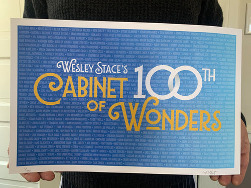 100th Cabinet of Wonders Poster