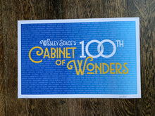Load image into Gallery viewer, 100th Cabinet of Wonders Poster